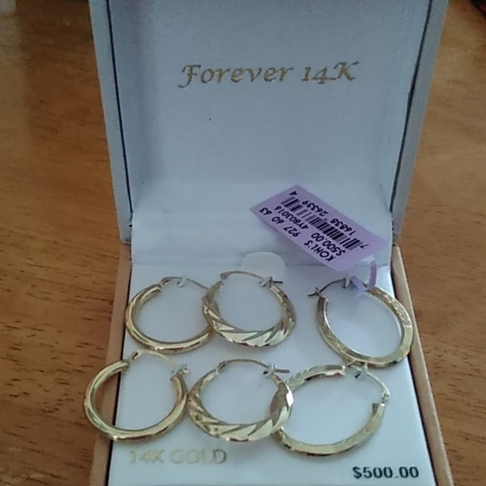 14K Gold Earrings